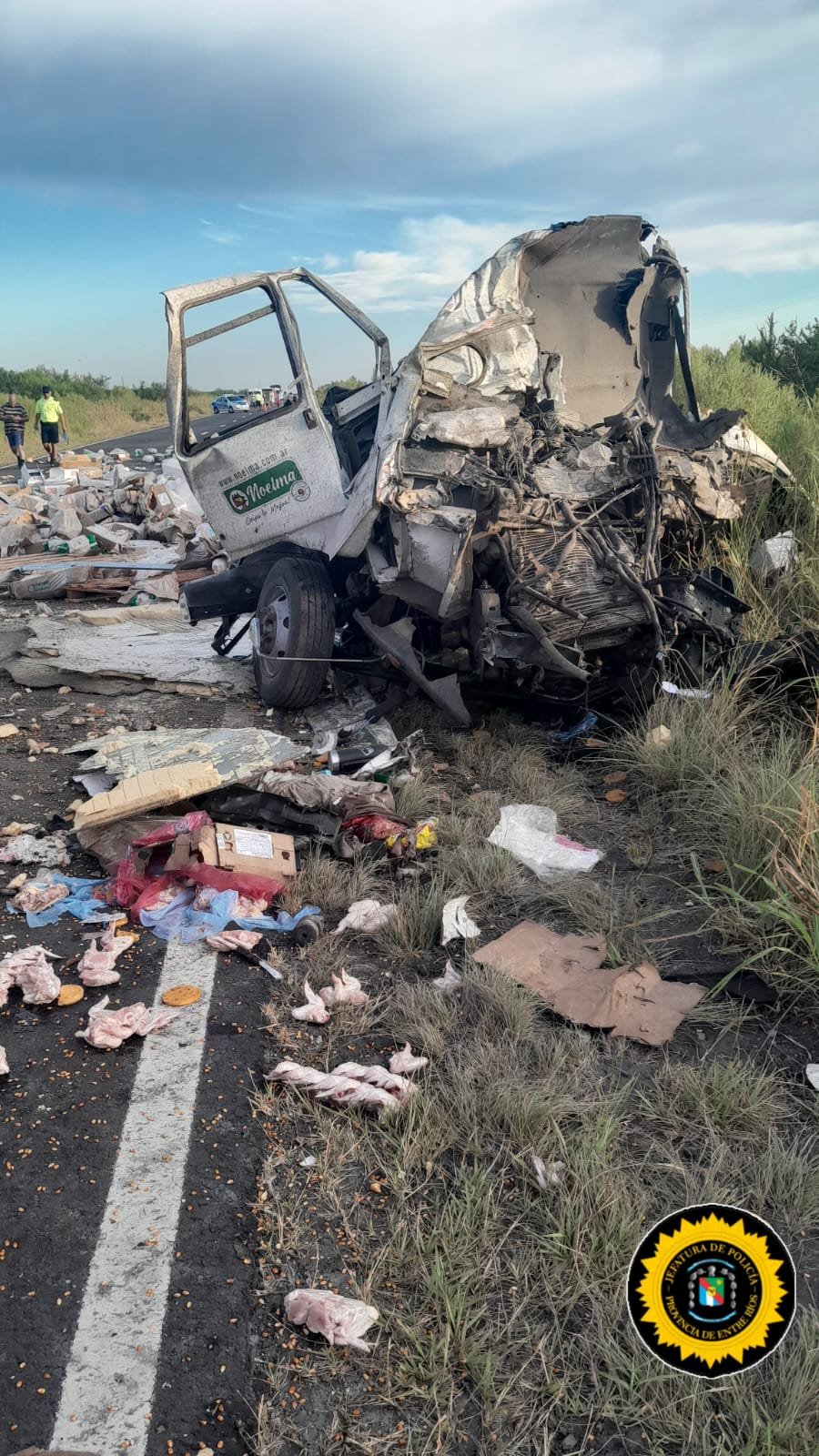 Ruta n°6: choque de dos camiones con un chófer muerto Noticias