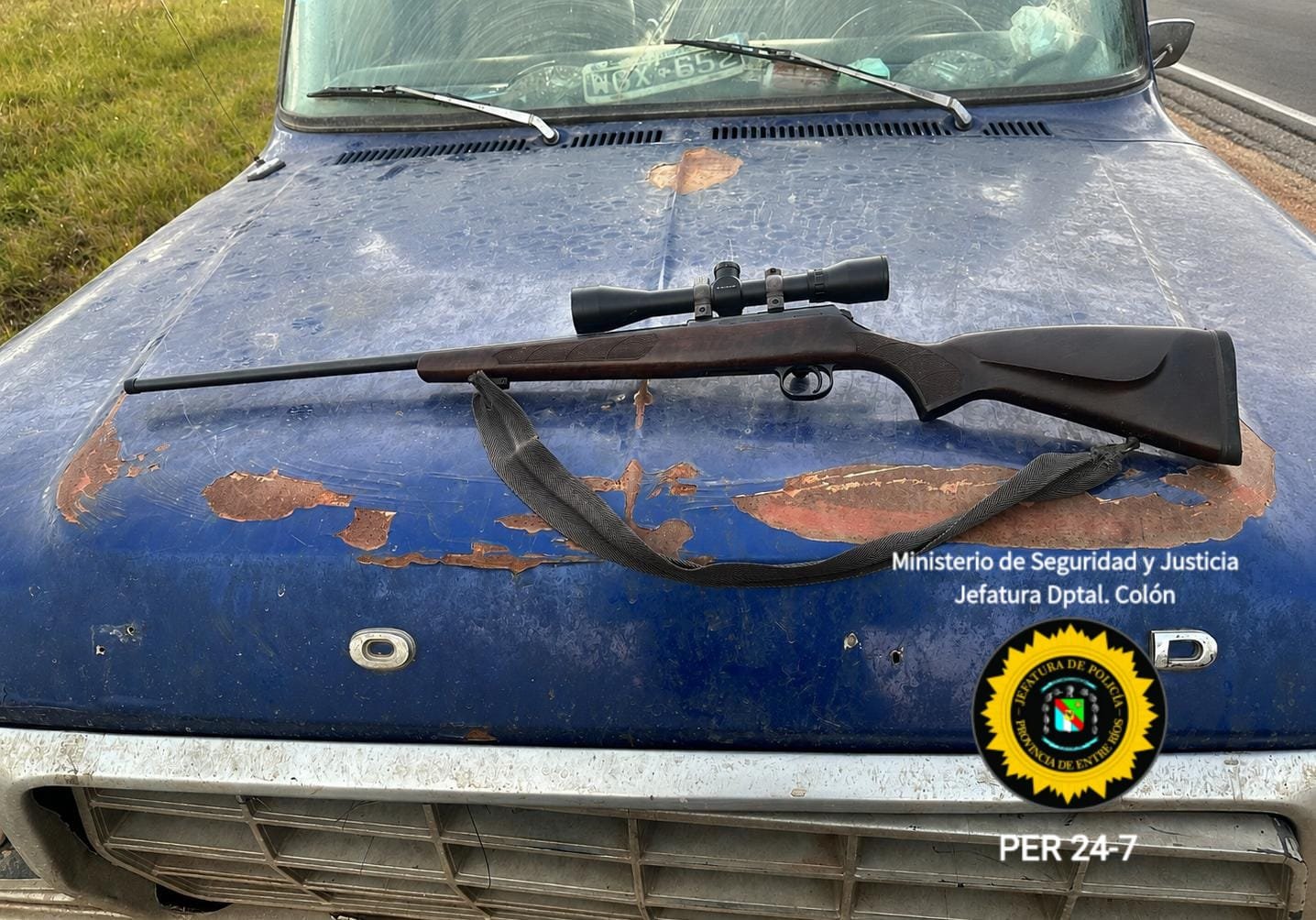 SECUESTRO DE ARMA DE FUEGO EN OPERATIVO CAMPO SEGURO"