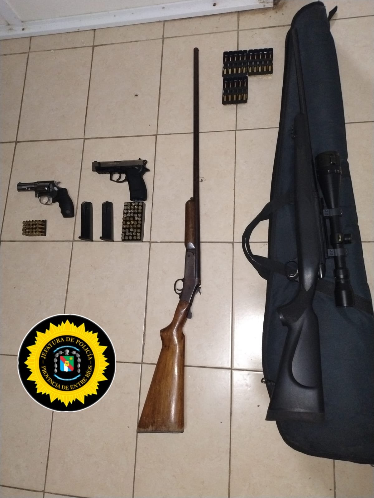 Importante procedimiento policial sobre Ruta 127 terminó con secuestro de armas Noticias