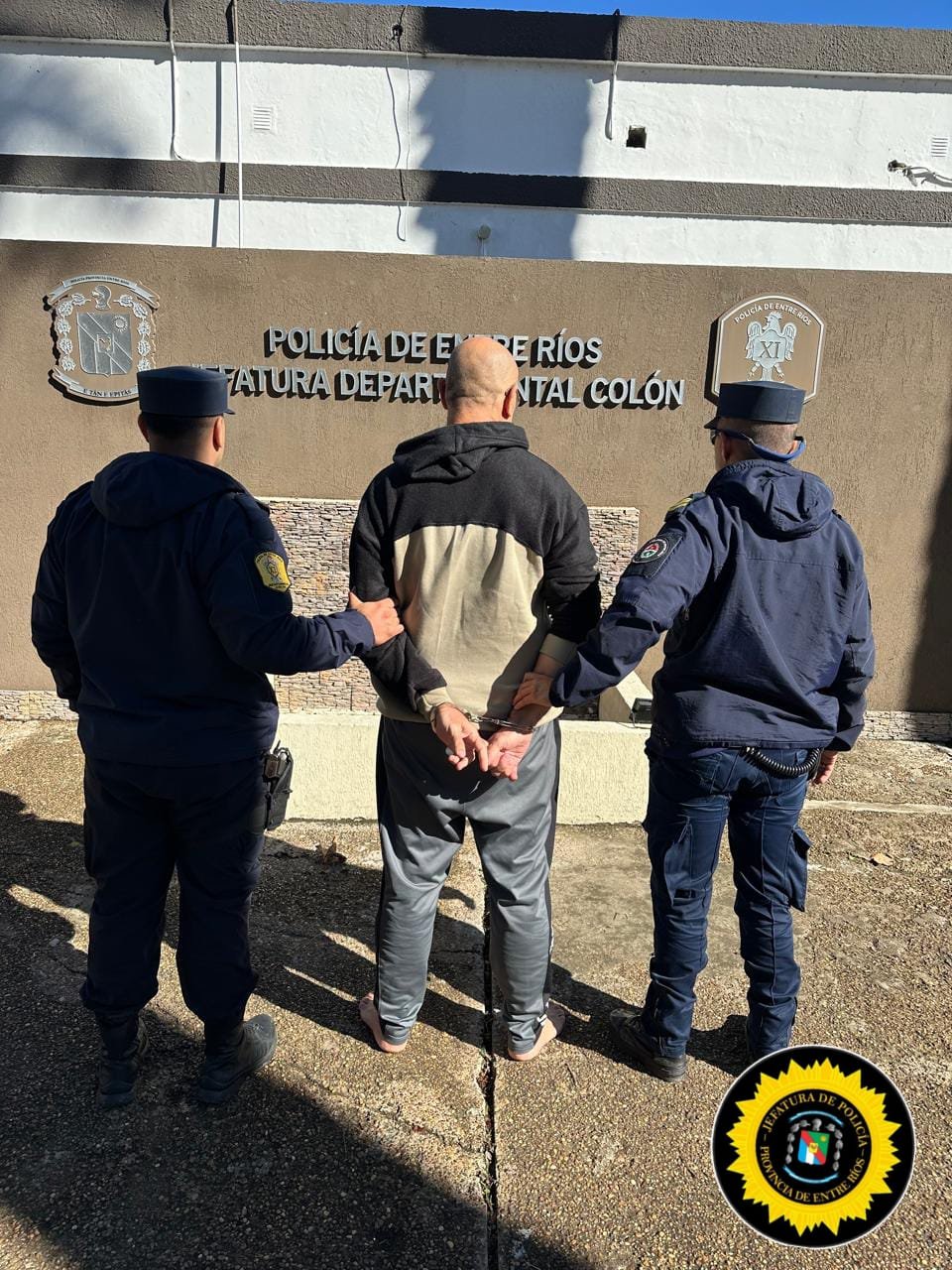 COLON: Violó la prisión domiciliaria, fue detenido y será internado en un hospital de salud mental